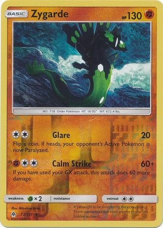 Forbidden Light - 072/131 - Zygarde - Reverse Holo