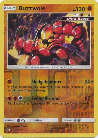 Forbidden Light - 077/131 - Buzzwole - Reverse Holo