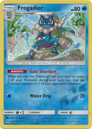 Forbidden Light - 023/131 - Frogadier - Reverse Holo