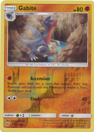 Forbidden Light - 061/131 - Gabite - Reverse Holo