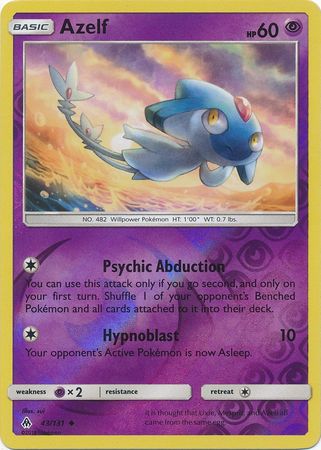 Forbidden Light - 043/131 - Azelf - Reverse Holo