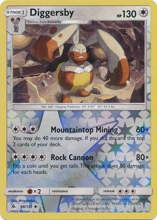 Forbidden Light - 098/131 - Diggersby - Reverse Holo