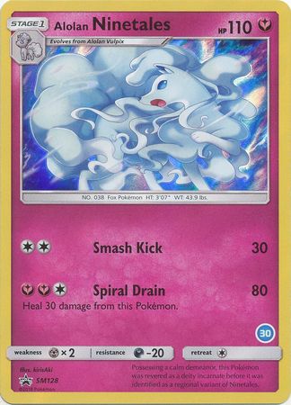 Black Star Promos - SM128 - Alolan Ninetales - Holo