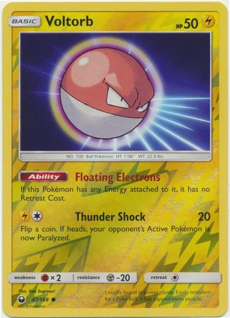 Celestial Storm - 047/168 - Voltorb - Reverse Holo