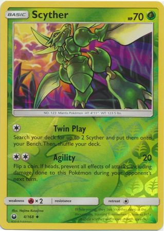 Celestial Storm - 004/168 - Scyther - Reverse Holo