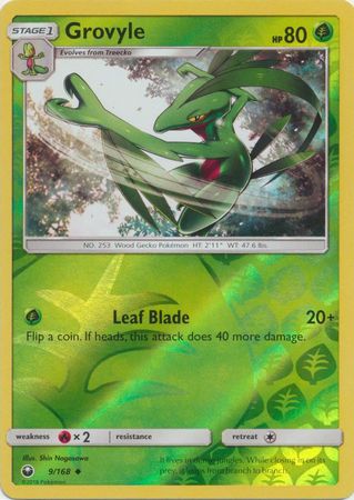 Celestial Storm - 009/168 - Grovyle - Reverse Holo