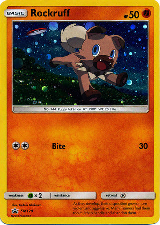 Black Star Promos - SM120 - Rockruff - Holo