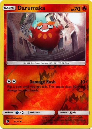 Dragon Majesty - 008/070 - Darumaka - Reverse Holo