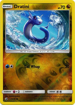Dragon Majesty - 035/070 - Dratini - Reverse Holo