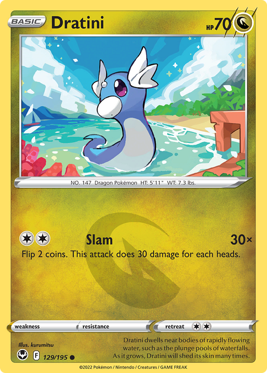 Silver Tempest - 129/195 - Dratini