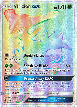 Lost Thunder - 217/214 - Virizion GX