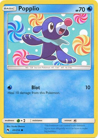 Lost Thunder - 065/214 - Popplio
