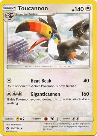 Lost Thunder - 166/214 - Toucannon