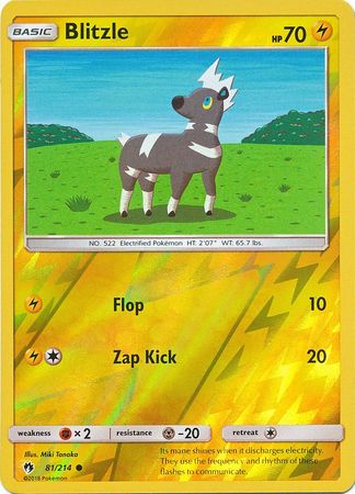 Lost Thunder - 081/214 - Blitzle - Reverse Holo