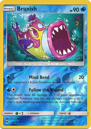 Lost Thunder - 070/214 - Bruxish - Reverse Holo