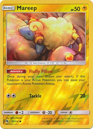 Lost Thunder - 075/214 - Mareep - Reverse Holo