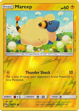 Lost Thunder - 076/214 - Mareep - Reverse Holo