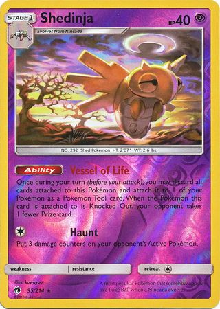 Lost Thunder - 095/214 - Shedinja - Reverse Holo