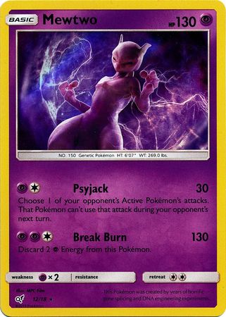 Detective Pikachu - 12/18 - Mewtwo - Holo