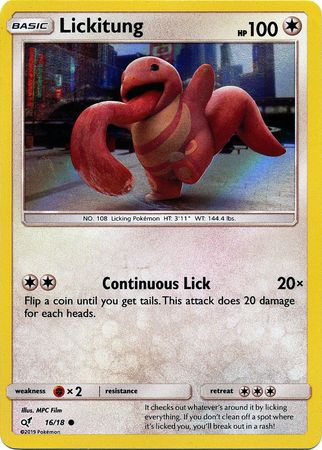 Detective Pikachu - 16/18 - Lickitung - Holo