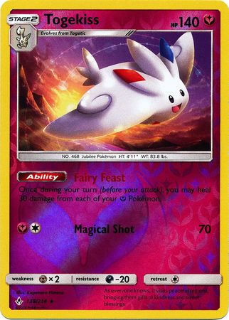Unbroken Bonds - 138/214 - Togekiss - Reverse Holo