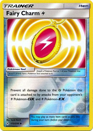Unbroken Bonds - 172/214 - Fairy Charm (Lightning) - Reverse Holo