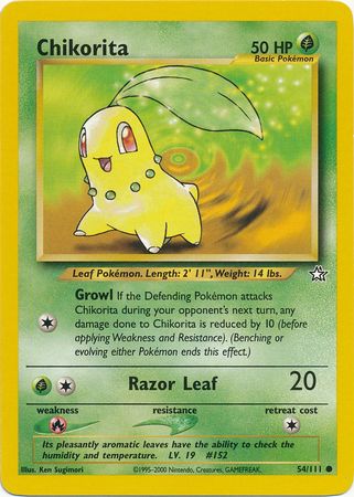Neo Genesis - 054/111 - Chikorita