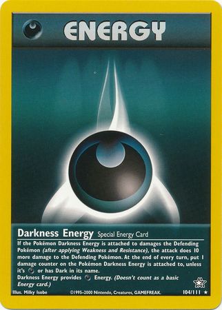 Neo Genesis - 104/111 - Darkness Energy