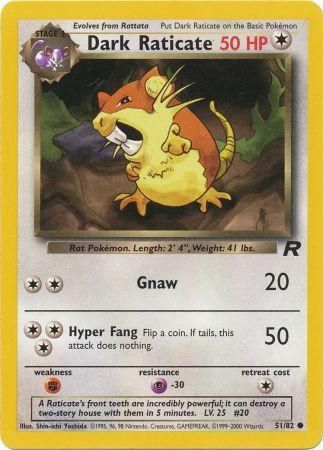 Team Rocket - 051/082 - Dark Raticate