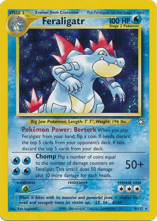 Neo Genesis - 004/111 - Feraligatr - Holo