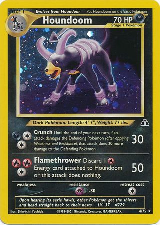 Neo Discovery - 004/075 - Houndoom - Holo