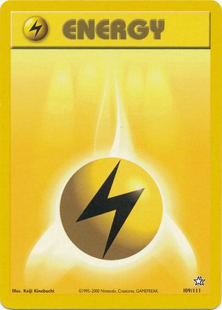 Neo Genesis - 109/111 - Lightning Energy