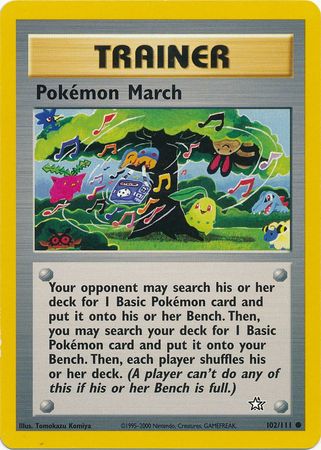 Neo Genesis - 102/111 - Pokemon March