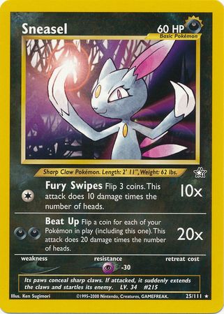 Neo Genesis - 025/111 - Sneasel