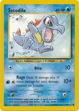 Neo Genesis - 080/111 - Totodile