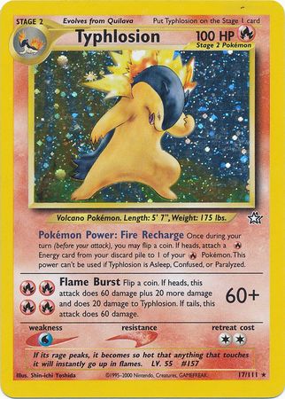 Neo Genesis - 017/111 - Typhlosion - Holo