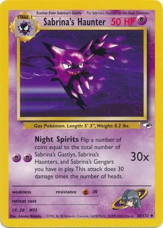 Gym Heroes - 058/132 - Sabrina's Haunter