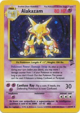 Base Set 2 - 001/130 - Alakazam - Holo