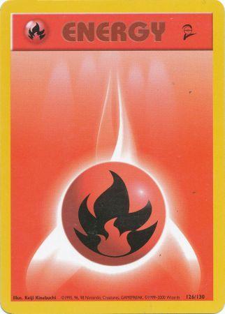 Base Set 2 - 126/130 - Fire Energy