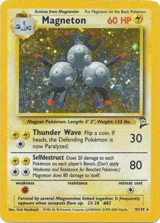 Base Set 2 - 009/130 - Magneton - Holo