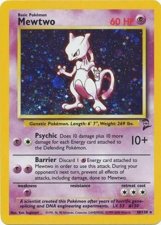 Base Set 2 - 010/130 - Mewtwo - Holo
