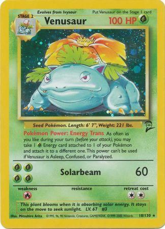 Base Set 2 - 018/130 - Venusaur - Holo