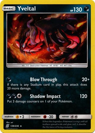 Unified Minds - 139/236 - Yveltal - Holo