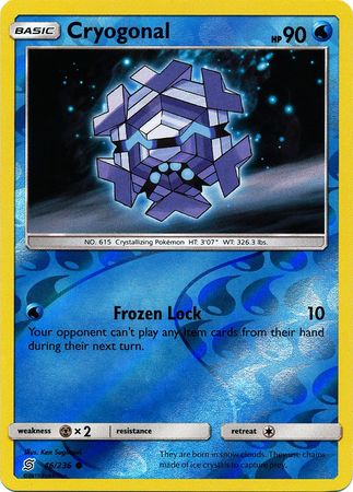 Unified Minds - 046/236 - Cryogonal - Reverse Holo