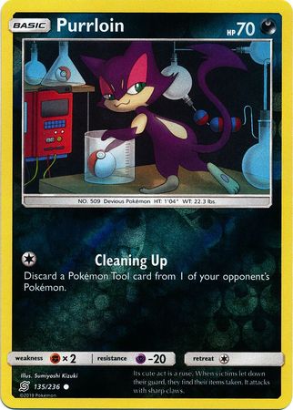 Unified Minds - 135/236 - Purrloin - Reverse Holo