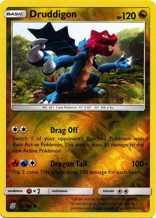 Unified Minds - 157/236 - Druddigon - Reverse Holo