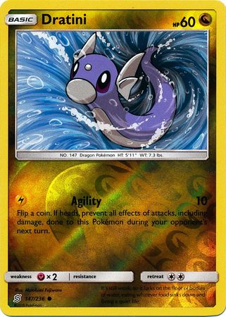 Unified Minds - 147/236 - Dratini - Reverse Holo