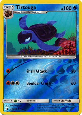 Unified Minds - 044/236 - Tirtouga - Reverse Holo