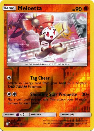 Unified Minds - 123/236 - Meloetta - Reverse Holo