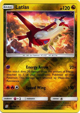 Unified Minds - 153/236 - Latias - Reverse Holo